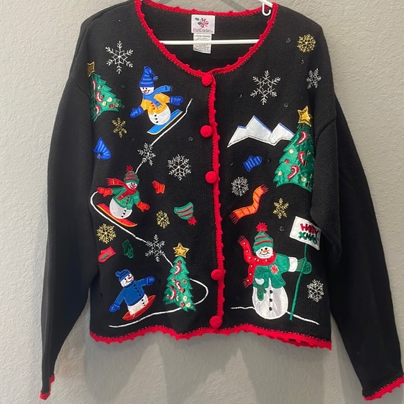 Vintage Nutcracker knit cardigan - Picture 1 of 11